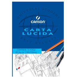 BLOCCO CARTA LUCIDO 10FG. 23X33 CANSON 63703