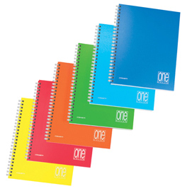 MAXIQUADERNO ONE COLOR - SPIRALATO - S/FORI - PPL - A4 - 80 GR - 1 RIGO - 80+1 FG - BLASETTI 93871