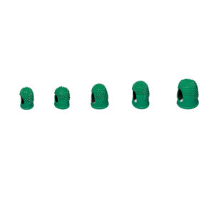 DITALI LAUFER - DIAMETRO 17 MM - CAUCCIU' - VERDE - LEBEZ - CONF. 10 PEZZI 52750