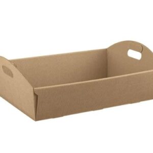 CESTO - 32 X 22 X 8,5 CM - CARTONE ONDA - AVANA - SCOTTON 99305