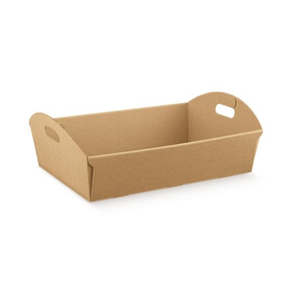 CESTO - 43 X 30 X 11 CM - CARTONE ONDA - AVANA - SCOTTON 99304