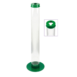 CONTENITORE PER BATTERIE ESAUSTE - 27X100 CM - 10 L - TRASPARENTE - MEDIAL INTERNATIONAL 80256