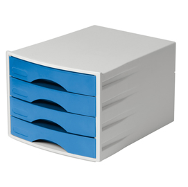 CASSETTIERA ECO - L 290 X H 230 X P 360 MM - AZZURRO - DURABLE 95199