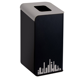 GETTACARTE RUBIK EVO - PER RACCOLTA DIFFERENZIATA - GRIGIO - 80 LT - MEDIAL INTERNATIONAL 93756