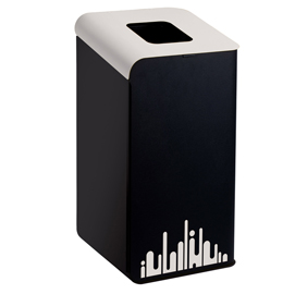 GETTACARTE RUBIK EVO - PER RACCOLTA DIFFERENZIATA - BIANCO - 80 LT - MEDIAL INTERNATIONAL 93757