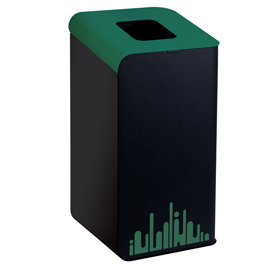 GETTACARTE RUBIK EVO - PER RACCOLTA DIFFERENZIATA - VERDE - 80 LT - MEDIAL INTERNATIONAL 93759
