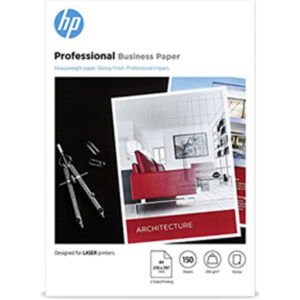 HP - CONFEZIONE DA 100 FOGLI CARTA FOTOGRAFICA LUCIDA PROFESSIONALE PER STAMPE LASER A3 - 7MV83A HP7MV83A