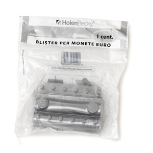 PORTAMONETE - PVC - 1 CENT - TRASPARENTE - HOLENBECKY - BLISTER 20 PEZZI 83532
