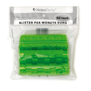 PORTAMONETE - PVC - 50 CENT - VERDE - HOLENBECKY - BLISTER 20 PEZZI 83537