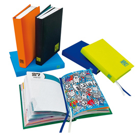 DIARIO MASCHILE - 12 MESI - COPERTINA SOFT TOUCH - COLORI ASSORTITI - BLASETTI 95266