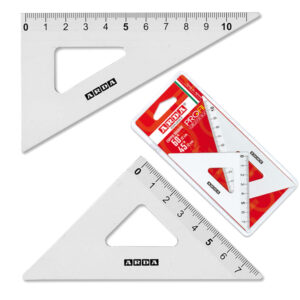 COPPIA SQUADRA PROFIL - 45-60GRADI - 12CM - ALLUMINIO - ARDA 56790
