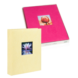 ALBUM PORTAFOTO PERSONALIZZABILE - ASSORTITI - 24 X 31CM - 30FG - FOGLI IN CARTONCINO CON VELINA - LEBEZ 82348