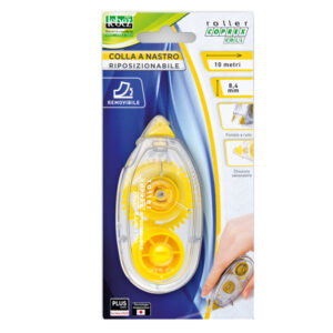 COLLA A NASTRO REMOVIBILE ROLLER COPREX - 8,4 MM X 10 MT - LEBEZ 90204