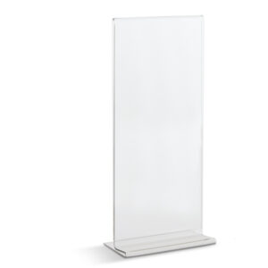 PORTADEPLIANT CON BASE A T - 1-3 A4 - 10X21 CM - LEBEZ 90062