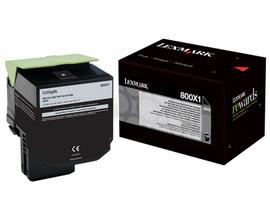 LEXMARK/IBM - TONER - NERO - 80C0X10 - 8.000 PAG IBM80C0X10