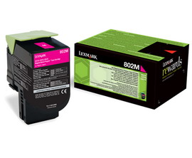 LEXMARK/IBM - TONER - MAGENTA - 80C20M0 - RETURN PROGRAM - 1.000 PAG IBM80C20M0
