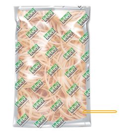 ELASTICO AD ANELLO - DIAMETRO 10 CM - 1 KG - GOMMA - GIALLO - LEBEZ 99990