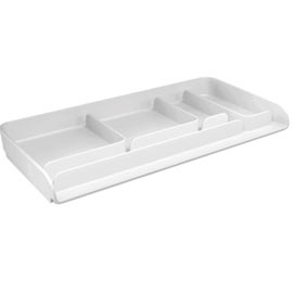 VASCHETTA PORTACANCELLERIA MYDESK - 26,1X12,5X2,8 CM - BIANCO - ARDA 75003