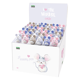 PENNE A SFERA MOUSY - FANTASIE ASSORTITE - LEBEZ - EXPO 36 PEZZI 102280