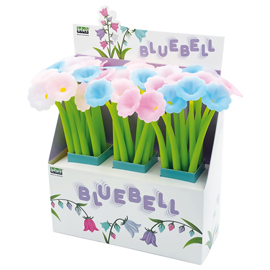 PENNE A SFERA BLUE BELL FLEXI - CON FUSTO FLESSIBILE - FANTASIE ASSORTITE - LEBEZ - EXPO 36 PEZZI 102275