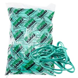 ELASTICO FETTUCCIA - DIAMETRO 12 X 0,8 CM - 1 KG - GOMMA - VERDE - LEBEZ 100006
