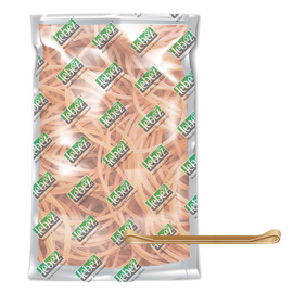 ELASTICO FETTUCCIA - DIAMETRO 10 X 0,8 CM - 1 KG - CAUCCIU' - COLORE NATURALE - LEBEZ 100031