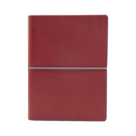 TACCUINO EVO CIAK - 15 X 21 CM - FOGLI BIANCHI - COPERTINA ROSSO - IN TEMPO 94585