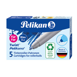 CARTUCCIA SFEROGRAFICA KM5 ECO - BLUE ROYAL - PELIKAN - CONF. 5 PEZZI 101276