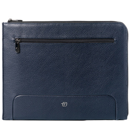 OFFICE BAG GATE TRENDED - 20 X 26 X 2 CM - ECOPELLE - BLU - INTEMPO 99391