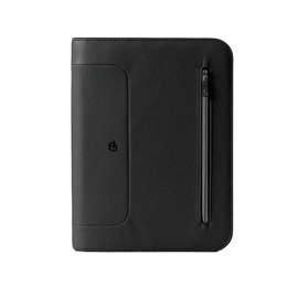PORTABLOCCO GATE TRENDED - 28 X 35 CM - F.TO UTILE A4 - ECOPELLE - NERO - INTEMPO 96397