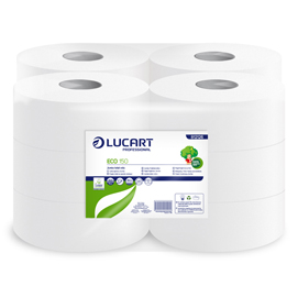 CARTA IGIENICA MINI JUMBO 150MT ECO LUCART (CF DA 12) 82490