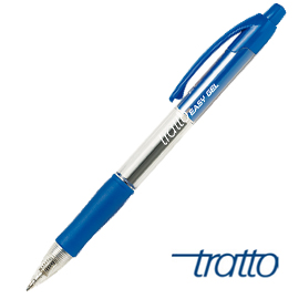 PENNA GEL A SFERA A SCATTO EASY GEL  - PUNTA 0,5MM - BLU - TRATTO 48147