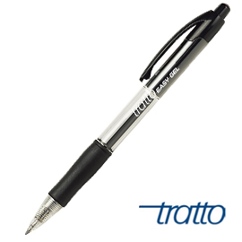 PENNA A SFERA A SCATTO EASY GEL - PUNTA 0,5MM - NERO - TRATTO 48149
