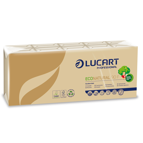 PACCHETTI DA 9 FAZZOLETTI - 4 VELI - LUCART - CONF. 10 PEZZI 89401