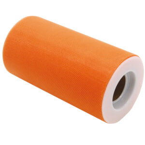 TULLE IN ROTOLO - ARANCIONE - 12,5CMX25MT - BIG PARTY 86268
