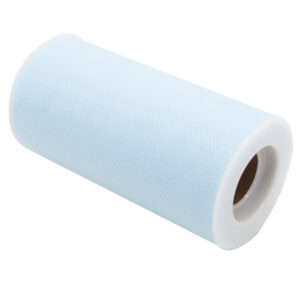 TULLE IN ROTOLO - CELESTE - 12,5CMX25MT - BIG PARTY 86271