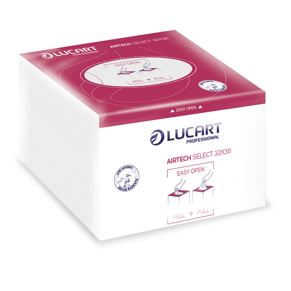 PANNI MULTIUSO AIRTECH SELECT - 32X38 CM - LUCART - CONF. 55 PEZZI 91480