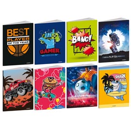 MAXIQUADERNO KID BOY 2024 - A4 - 5 MM - C/MARGINE - 21 FOGLI - 80 GR - BLASETTI 100291