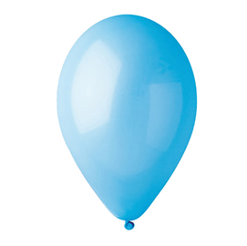 PALLONCINO COLORATO DIAM.30 16PZ. COL. CELESTE 85908