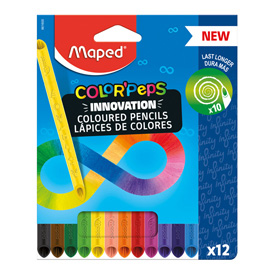 PASTELLO COLOR'PEPS INFINITY - COLORI ASSORTITI - MAPED - CONF. 12 PEZZI 99794