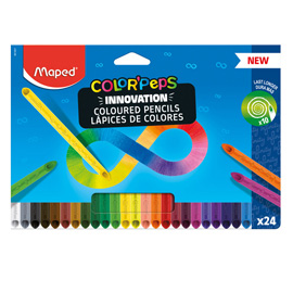 PASTELLO COLOR'PEPS INFINITY - COLORI ASSORTITI - MAPED - CONF. 24 PEZZI 99795