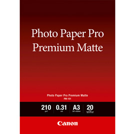 CANON - CARTA FOTOGRAFICA PREMIUM MATTE PM-101 - A3 - 20 FOGLI - 8657B006 CAN8657B006