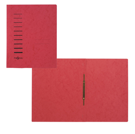 Cartellina rossa in cartone con pressino fermafogli A4 PAGNA 86592