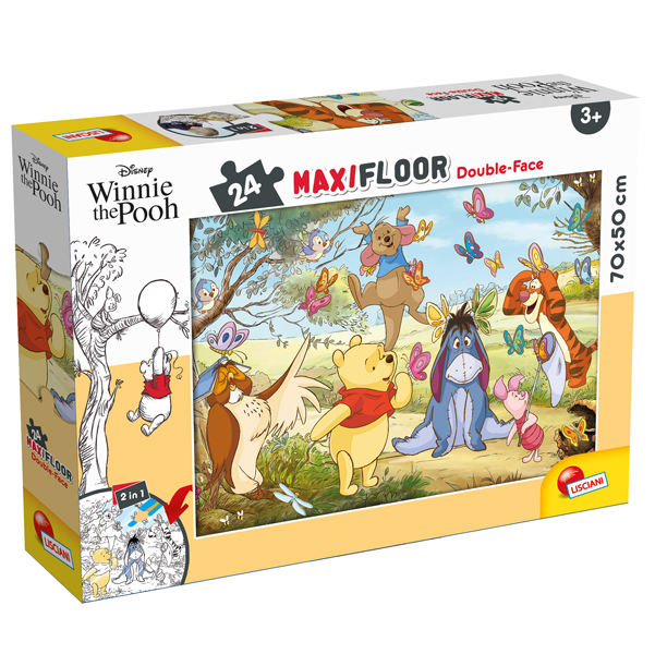 PUZZLE MAXI ''DISNEY WINNIE THE POOH'' - 24 PEZZI - LISCIANI 92902