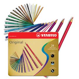 STABILO ORIGINAL 8774 - TRATTO 2,80MM - COLORI ASSORTITI - STABILO - ASTUCCIO 24 PASTELLI COLORATI 36756