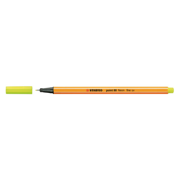 FINELINER POINT 88 GIALLO FLUO 0,4MM STABILO 70759