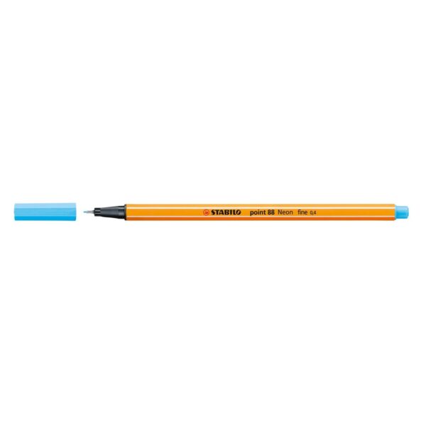 FINELINER POINT 88 AZZURRO NEON 0,4MM STABILO 83137