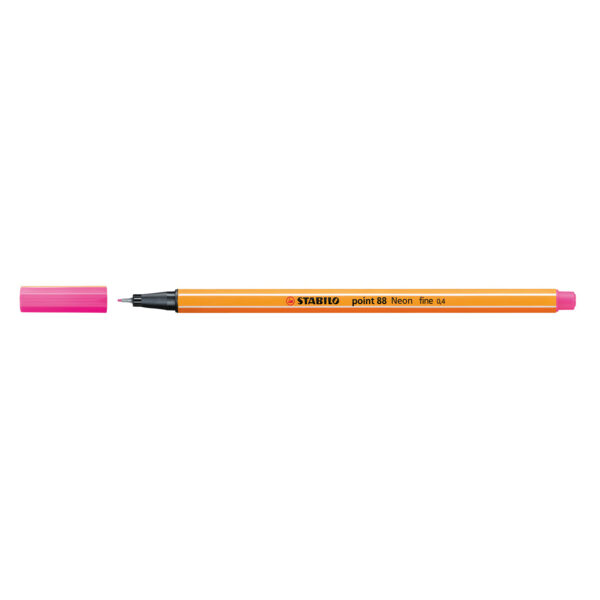 FINELINER POINT 88 ROSA FLUO 0,4MM STABILO 70755