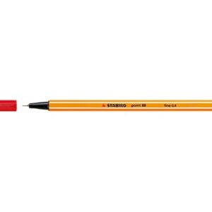 FINELINER POINT 88 ROSSO 0,4MM STABILO 27692