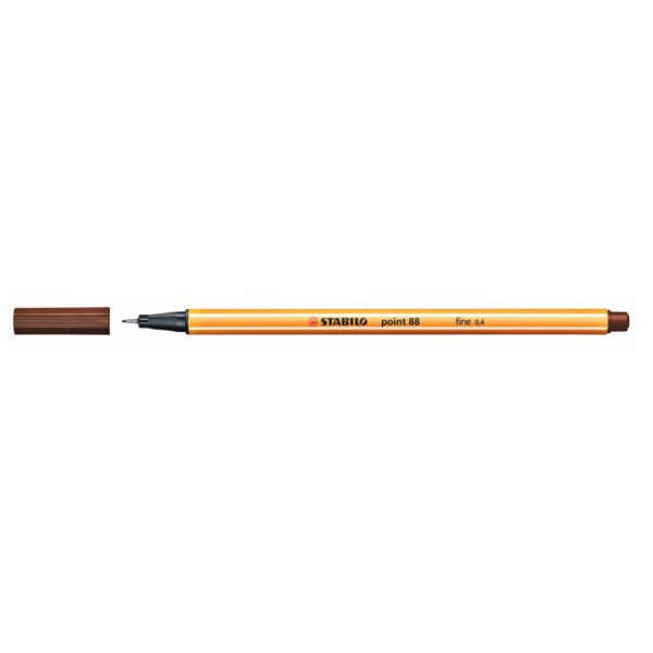FINELINER POINT 88 MARRONE 0,4MM STABILO 27696